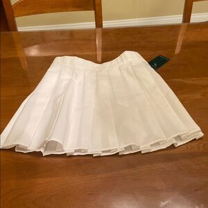 Fred Perry Elegant White Tennis  Skirt